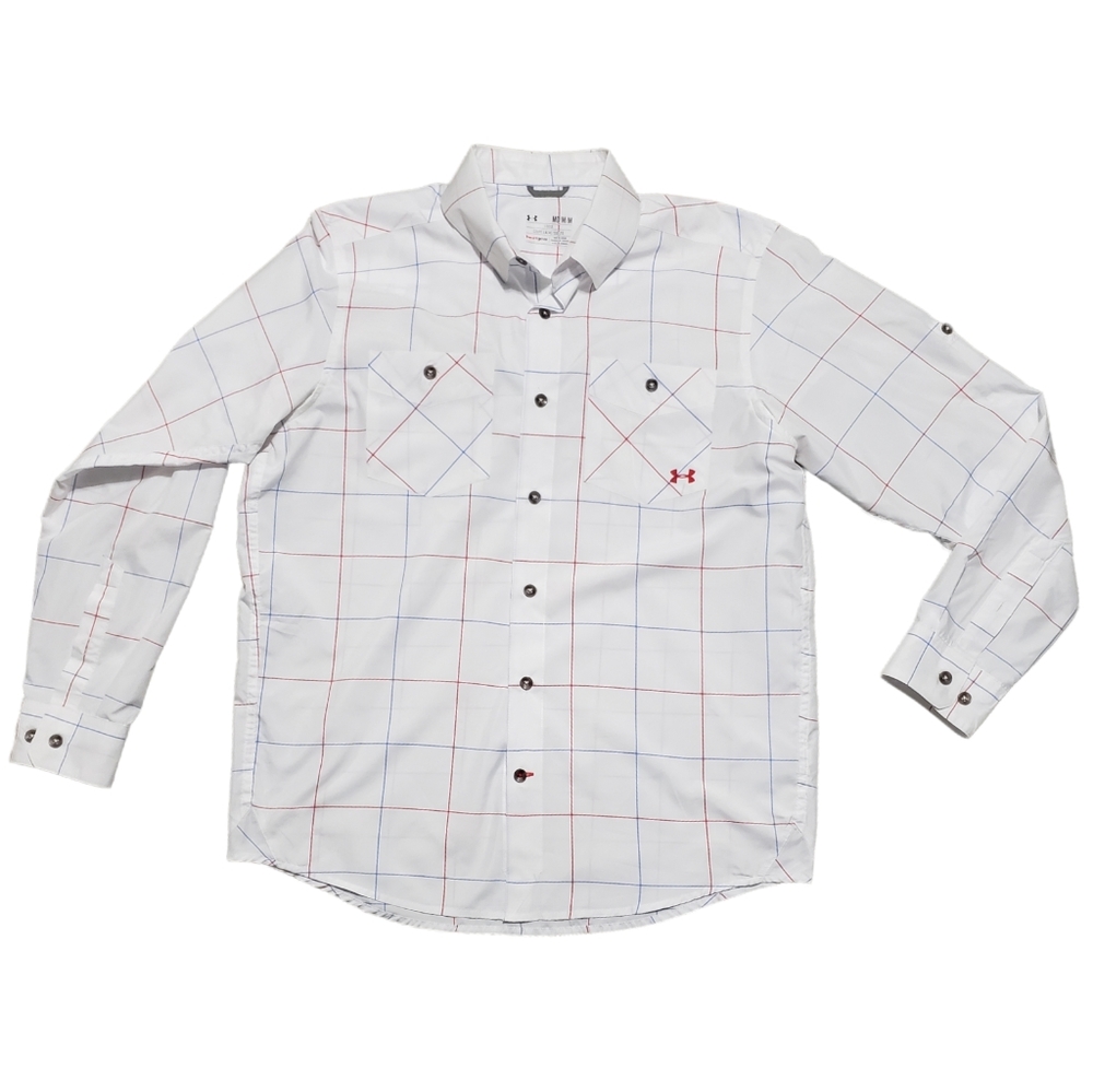 Under Armour Heat Gear Loose Causal Botton Down Shirt